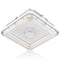 LED Canopy Light Tunable CCT, 4500K/5000K/5700K, 100-277VAC, Built-in Photocell | 100W/80W/60W