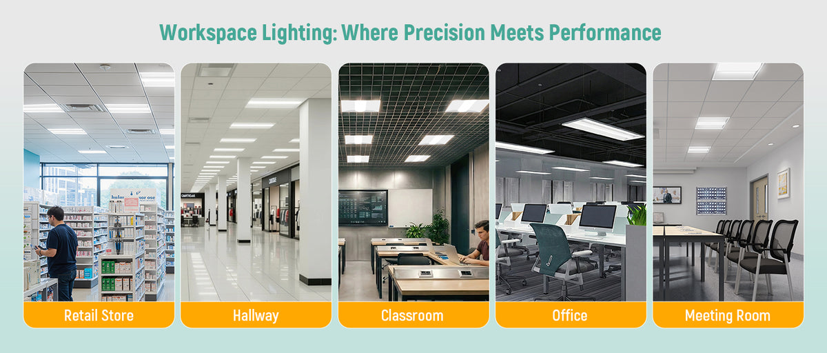 LED Troffer Light 120-277V 72W 9360LM ETL DLC Premium | 2x4FT 3.5mm Sensor Base