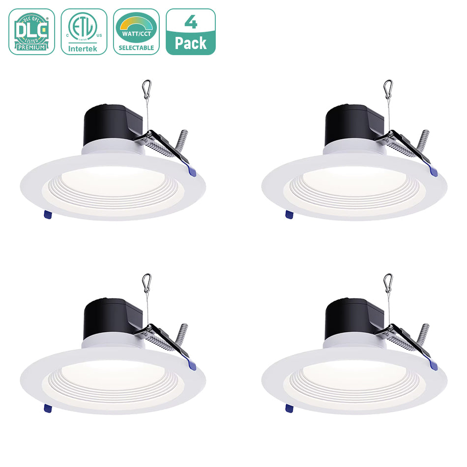 8 Inch Commercial LED Recessed Downlight – 18W/27W/36W, 5CCT, 120-347V
