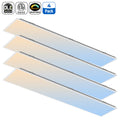 LED Backlit Panel Light 120-277V 40W 5000LM ETL DLC | 1x4FT Sensor Base